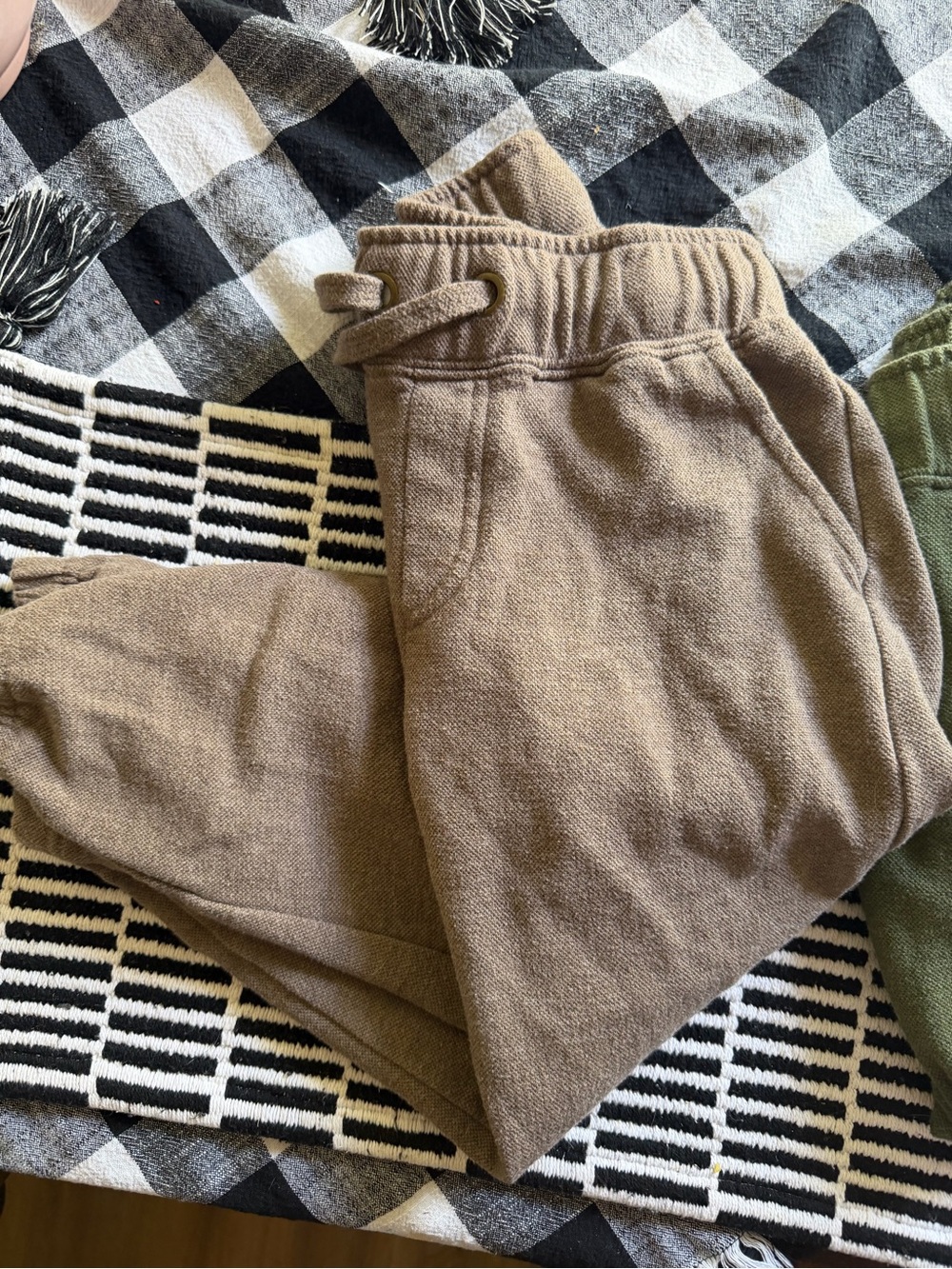 Cat & Jack Taupe Brown Sweat Joggers